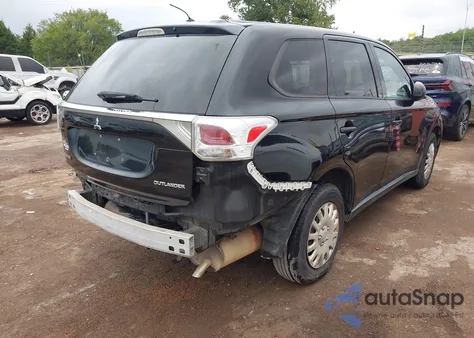 2014 Mitsubishi Outlander Es from USA, damaged, VIN JA4AD2A37EZ014813